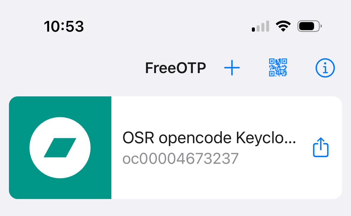 FreeOTP: Überblick über die Token